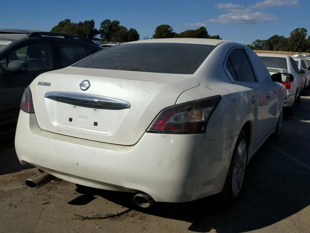 1N4AA5AP5EC461894 - 2014 NISSAN MAXIMA S WHITE photo 4