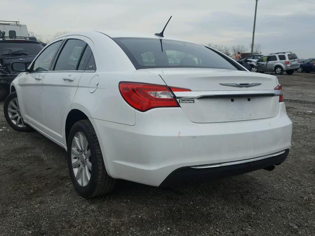 1C3CCBBB8DN696294 - 2013 CHRYSLER 200 TOURIN WHITE photo 3