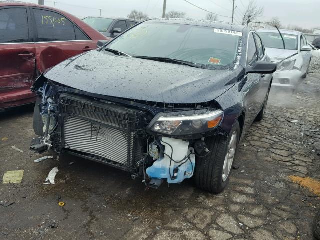 1G1ZB5ST1HF183030 - 2017 CHEVROLET MALIBU LS ლურჯი ფოტო 2