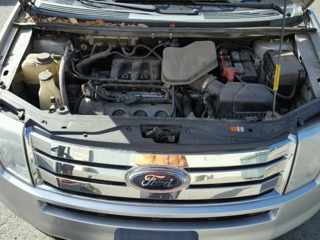 2FMDK3GC7ABB25408 - 2010 FORD EDGE SE SILVER photo 7