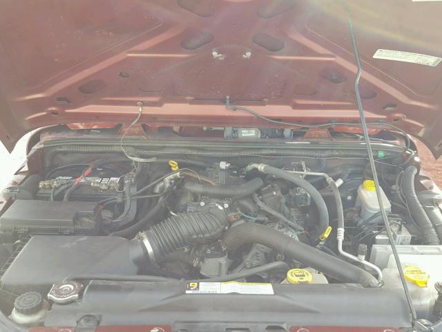 1J4BA3H18AL104847 - 2010 JEEP WRANGLER U BURGUNDY photo 7