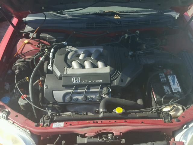 1HGCG2254XA031772 - 1999 HONDA ACCORD EX RED photo 7