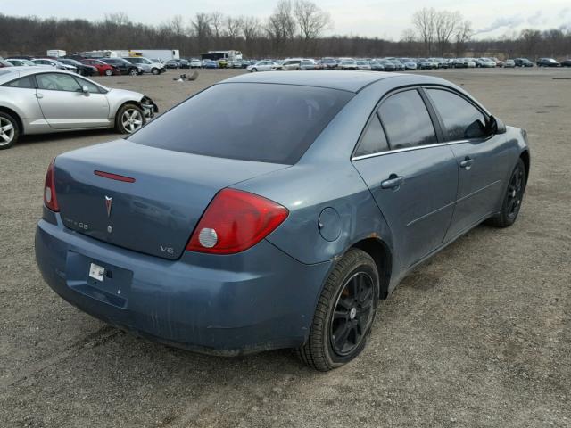 1G2ZG528054180622 - 2005 PONTIAC G6 TEAL photo 4