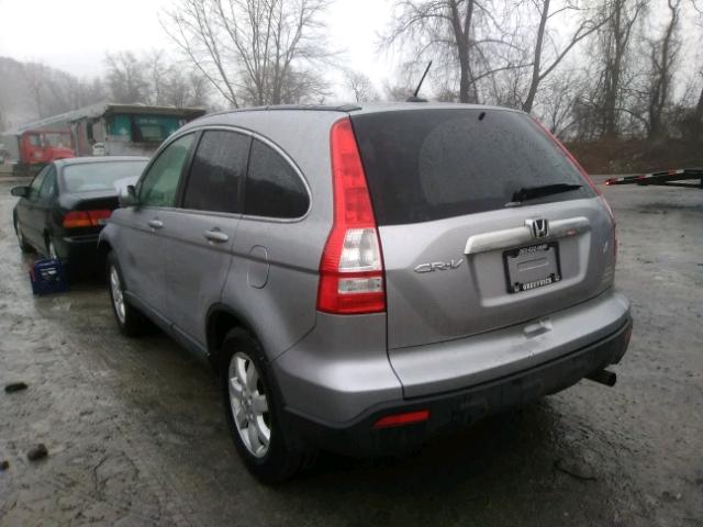 JHLRE48778C026769 - 2008 HONDA CR-V EXL SILVER photo 3