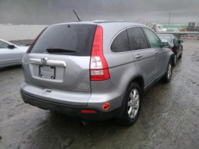 JHLRE48778C026769 - 2008 HONDA CR-V EXL SILVER photo 4