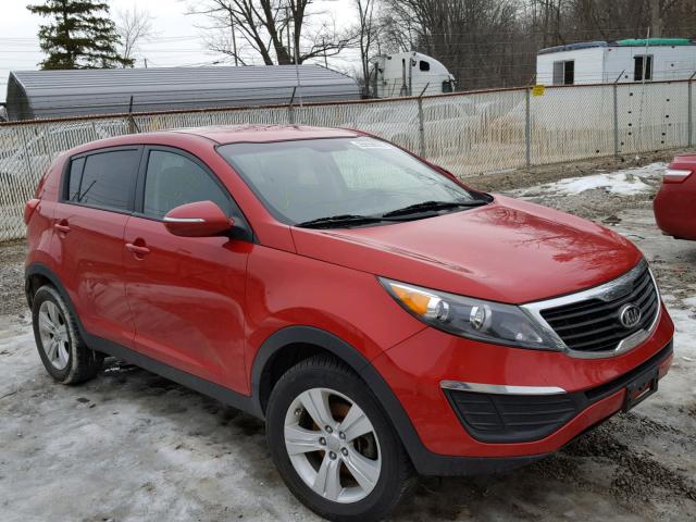 KNDPB3A23C7296766 - 2012 KIA SPORTAGE B RED photo 1