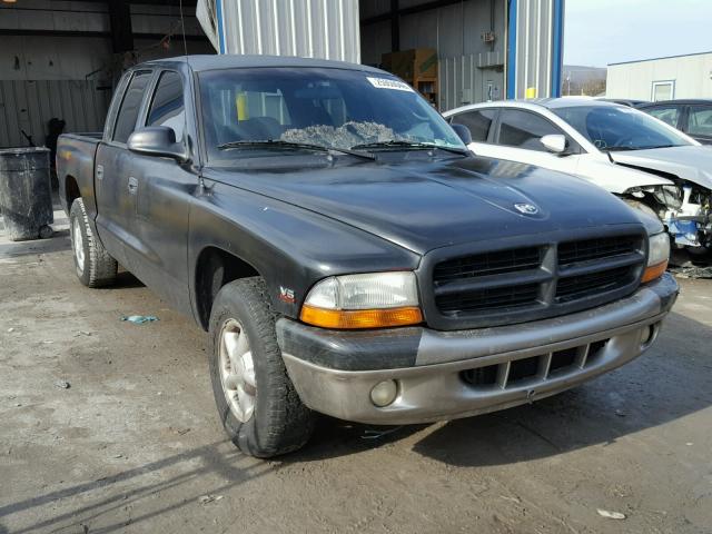 1B7GL2AX1YS594045 - 2000 DODGE DAKOTA QUA BLACK photo 1