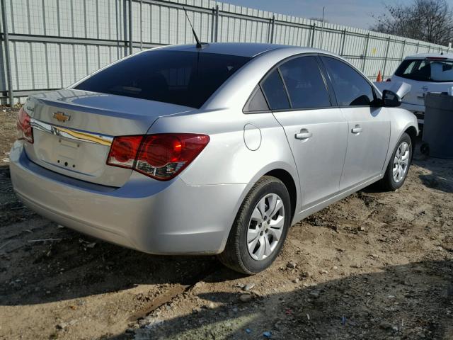 1G1PA5SG5E7268004 - 2014 CHEVROLET CRUZE LS SILVER photo 4