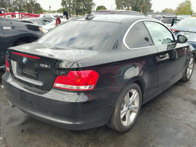 WBAUP9C50CVL91759 - 2012 BMW 128 I BLACK photo 4