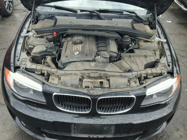 WBAUP9C50CVL91759 - 2012 BMW 128 I BLACK photo 7