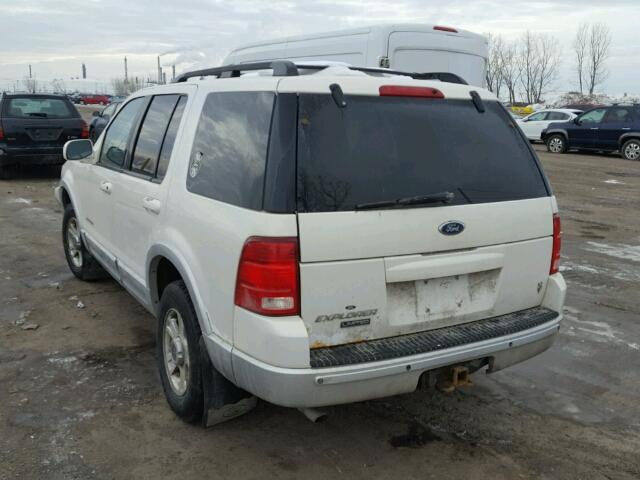 1FMZU75W92ZB92529 - 2002 FORD EXPLORER L WHITE photo 3