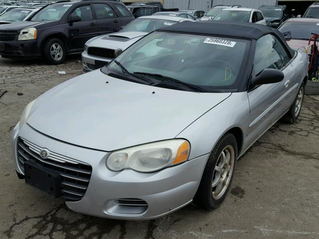 1C3EL75R75N595599 - 2005 CHRYSLER SEBRING GT SILVER photo 2