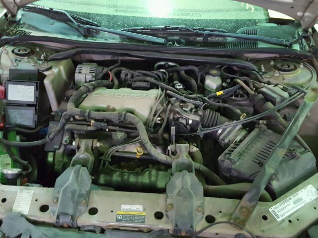 2G1WF55E529359405 - 2002 CHEVROLET IMPALA TAN photo 7