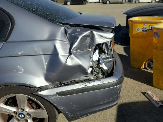 WBAAZ334X5KW75065 - 2005 BMW 325 IS SUL SILVER photo 9