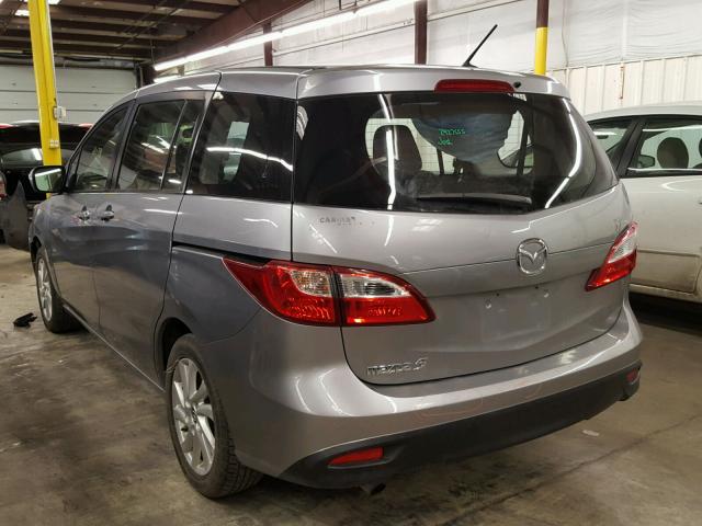 JM1CW2BL3E0171282 - 2014 MAZDA 5 SPORT SILVER photo 3