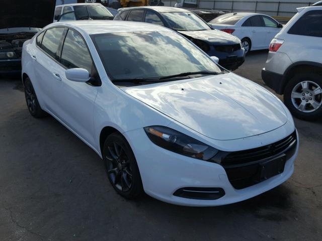 1C3CDFAA6FD432805 - 2015 DODGE DART SE WHITE photo 1