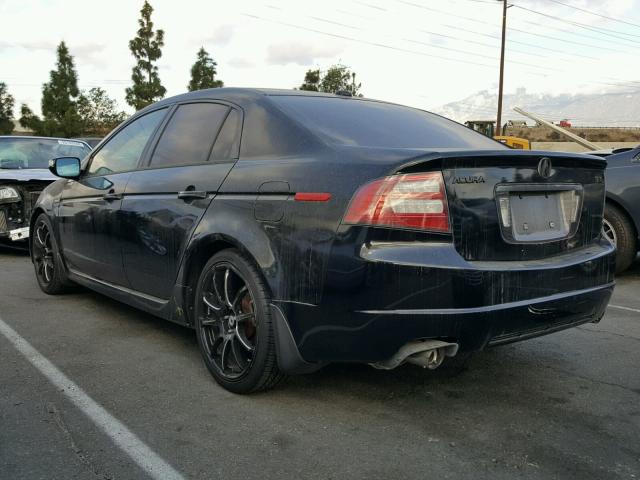 19UUA66287A019623 - 2007 ACURA TL BLACK photo 3