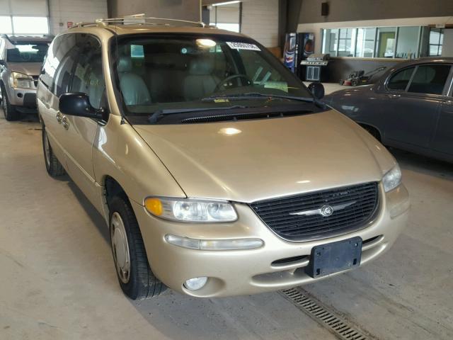 1C4GP64L1YB661375 - 2000 CHRYSLER TOWN & COU GOLD photo 1