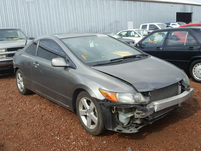 2HGFG11877H556927 - 2007 HONDA CIVIC EX GRAY photo 1