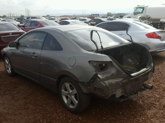 2HGFG11877H556927 - 2007 HONDA CIVIC EX ნაცრისფერი ფოტო 3
