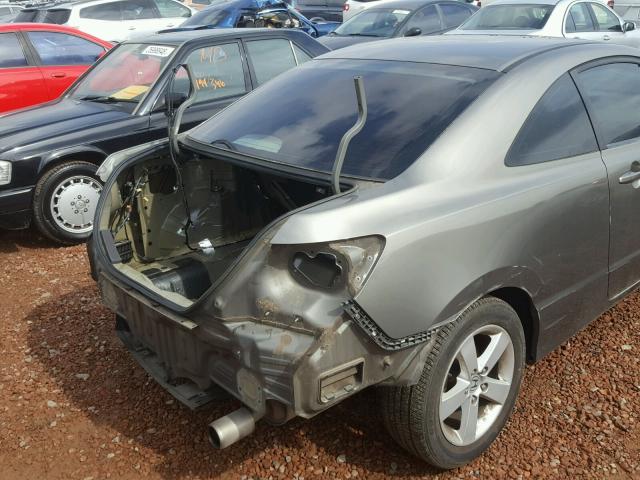 2HGFG11877H556927 - 2007 HONDA CIVIC EX GRAY photo 9