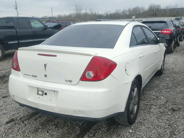 1G2ZG58N974223919 - 2007 PONTIAC G6 BASE WHITE photo 4