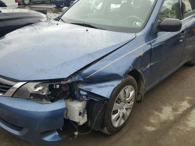 JF1GE61698H503258 - 2008 SUBARU IMPREZA 2. BLUE photo 9