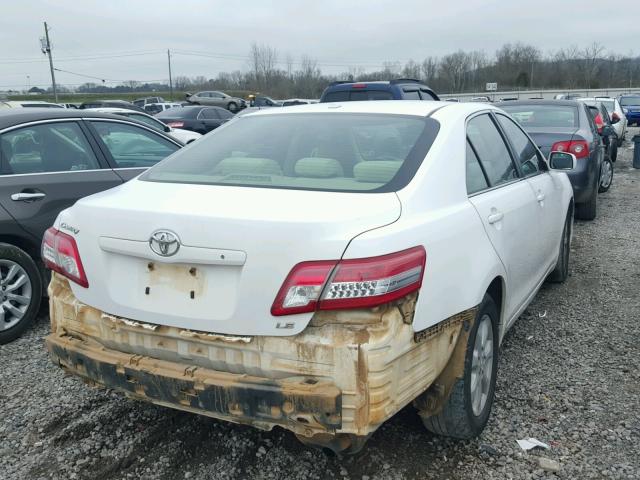 4T1BF3EK4BU581254 - 2011 TOYOTA CAMRY WHITE photo 4