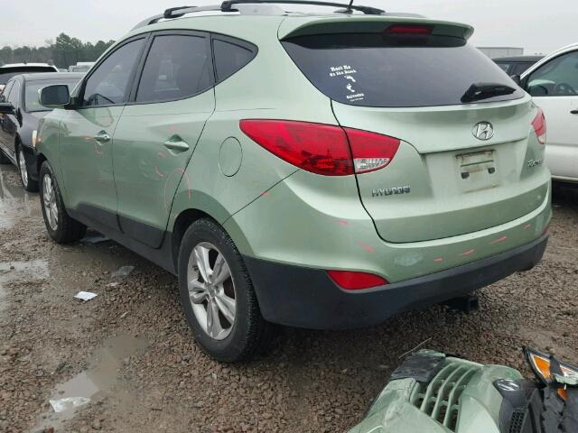 KM8JU3AC9DU635764 - 2013 HYUNDAI TUCSON GLS GREEN photo 3