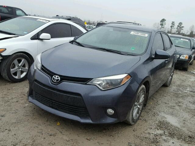 2T1BURHE2EC143997 - 2014 TOYOTA COROLLA L GRAY photo 2