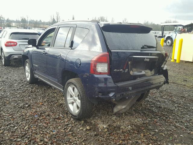 1C4NJDBB2GD780675 - 2016 JEEP COMPASS SP BLUE photo 3