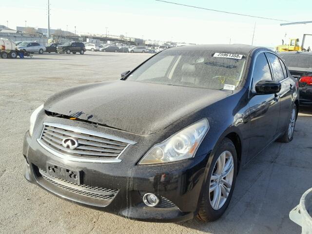 JN1CV6AP3CM936840 - 2012 INFINITI G37 BASE BLACK photo 2