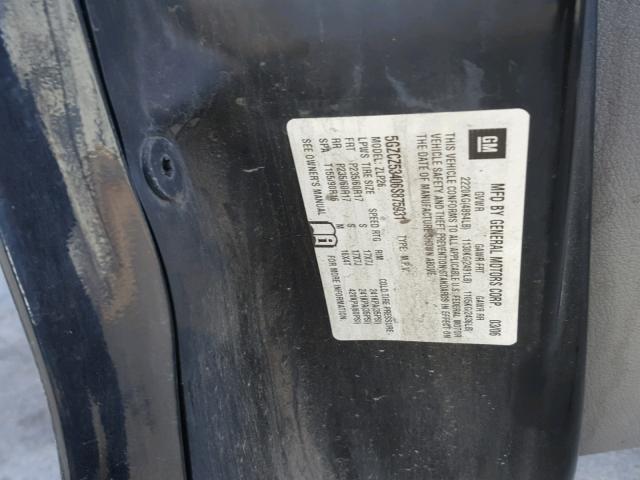 5GZCZ53406S875931 - 2006 SATURN VUE BLACK photo 10