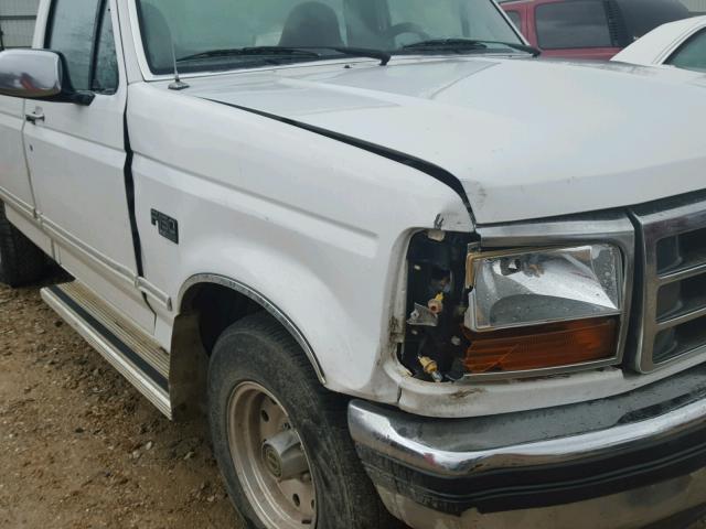 1FTEF15N0TLB83496 - 1996 FORD F150 WHITE photo 9