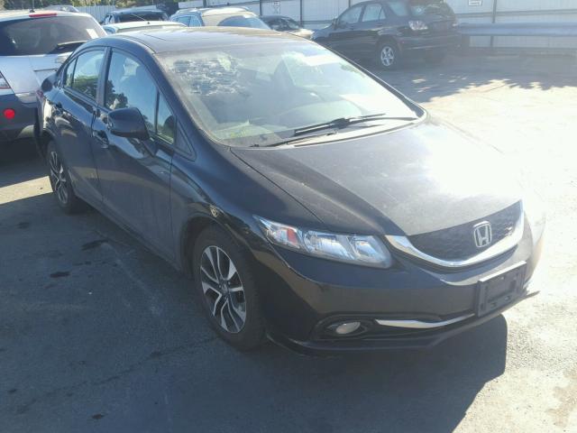 2HGFB2F9XDH509232 - 2013 HONDA CIVIC EXL BLACK photo 1