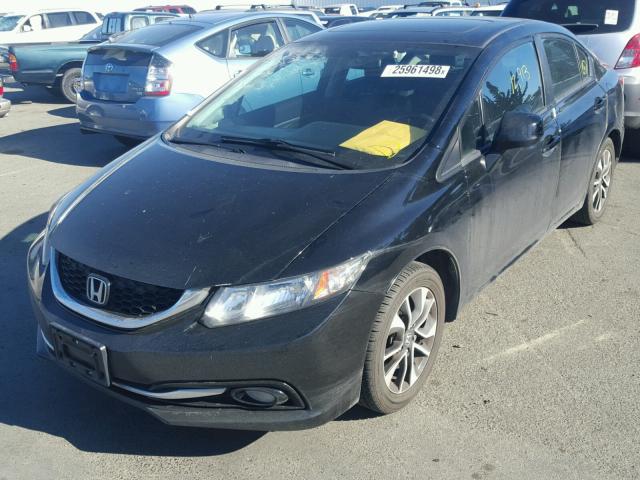 2HGFB2F9XDH509232 - 2013 HONDA CIVIC EXL BLACK photo 2