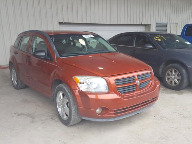 1B3HB48BX7D186483 - 2007 DODGE CALIBER SX ORANGE photo 1