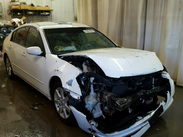 1N4BA41E14C805796 - 2004 NISSAN MAXIMA SE WHITE photo 1