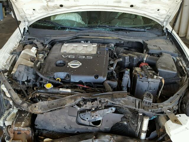 1N4BA41E14C805796 - 2004 NISSAN MAXIMA SE WHITE photo 7