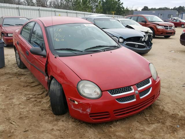 1B3ES26C83D199729 - 2003 DODGE NEON SE RED photo 1