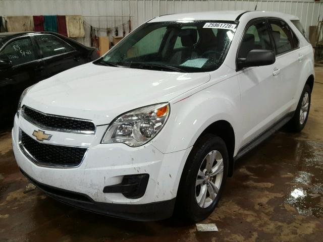 2GNALBEC3B1155649 - 2011 CHEVROLET EQUINOX LS WHITE photo 2