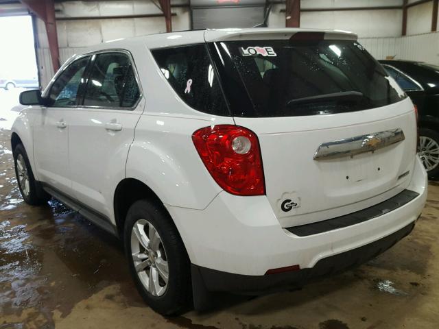 2GNALBEC3B1155649 - 2011 CHEVROLET EQUINOX LS WHITE photo 3