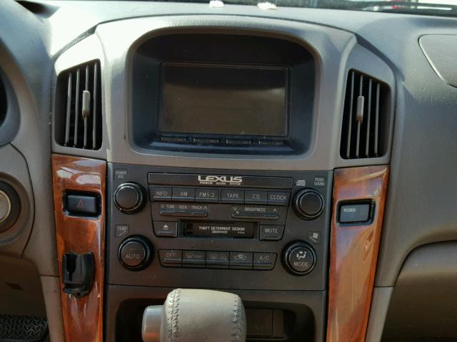 JT6GF10U0Y0069831 - 2000 LEXUS RX 300 GOLD photo 9