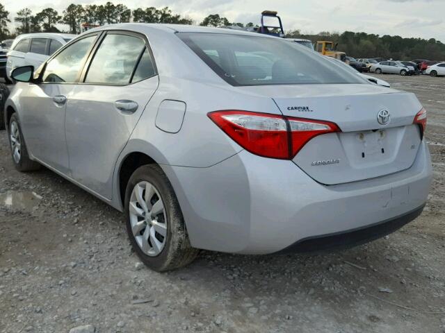 2T1BURHEXGC603278 - 2016 TOYOTA COROLLA L GRAY photo 3