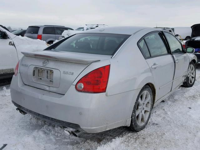 1N4BA41E17C817967 - 2007 NISSAN MAXIMA SE SILVER photo 4