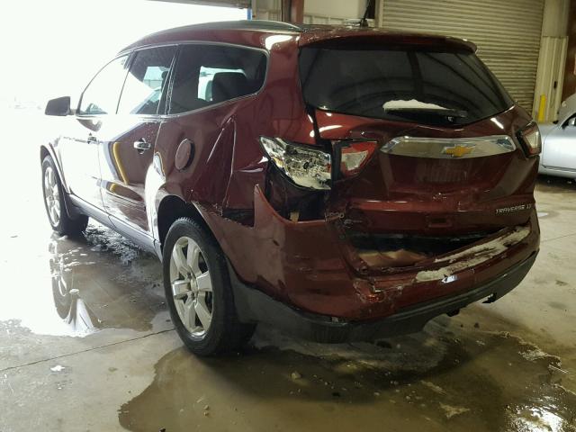 1GNKRGKD0GJ292686 - 2016 CHEVROLET TRAVERSE L RED photo 3