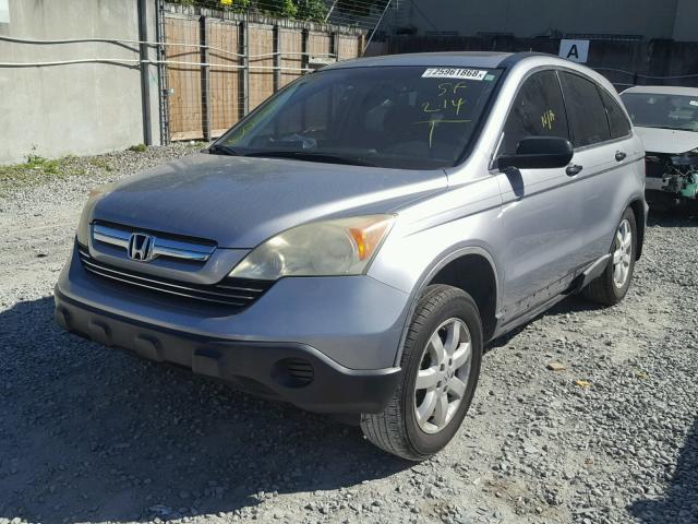 3CZRE385X8G700507 - 2008 HONDA CR-V EX SILVER photo 2