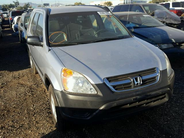 JHLRD68412C016699 - 2002 HONDA CR-V LX SILVER photo 1