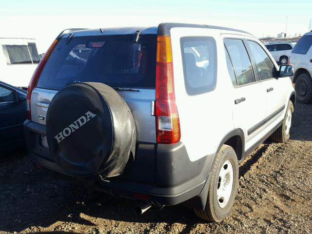 JHLRD68412C016699 - 2002 HONDA CR-V LX SILVER photo 4