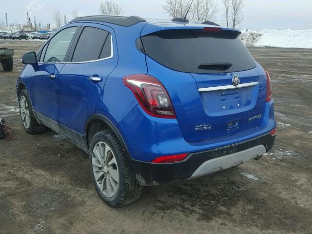 KL4CJESB6HB113015 - 2017 BUICK ENCORE PRE BLUE photo 3